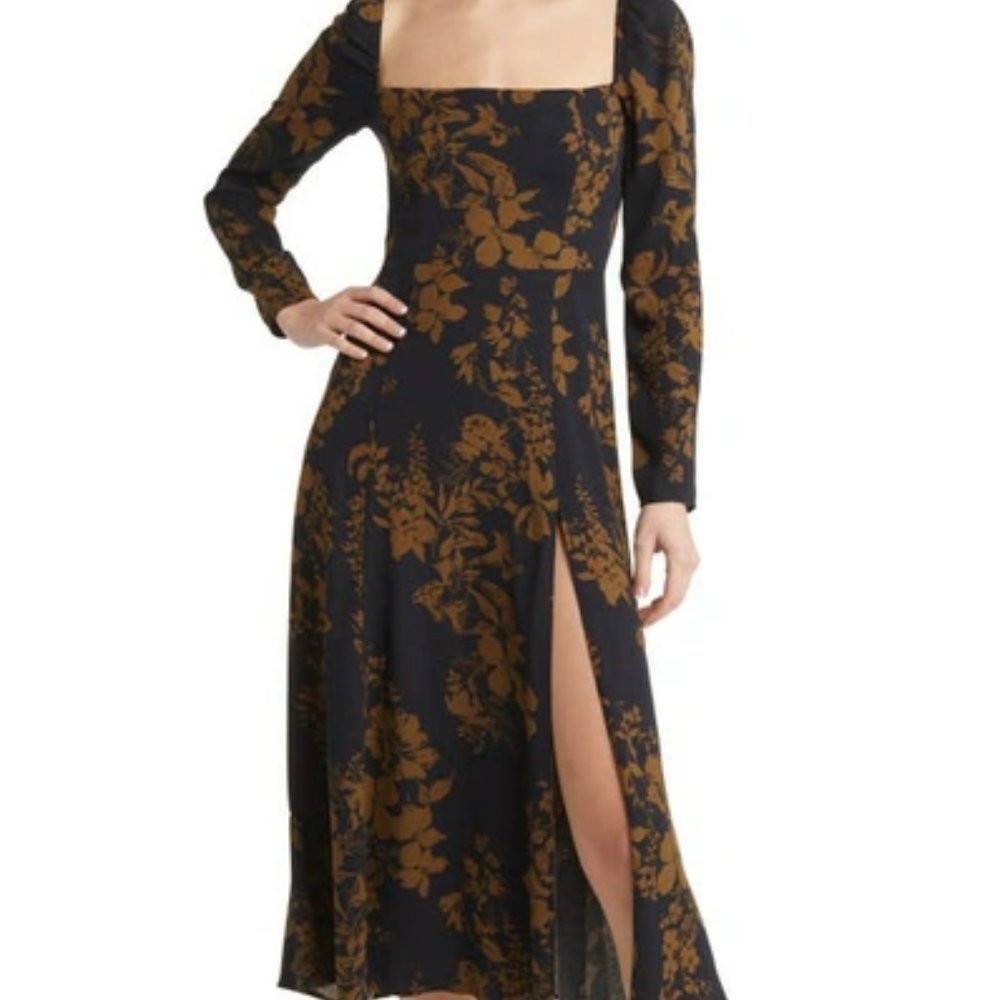 Women's Reformation Sigmund Dress Night Garden size 12